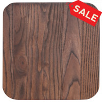 Flash Furniture CH-31320M1D-GG Rustic Walnut Wood Seat for Colorful Metal Barstools 